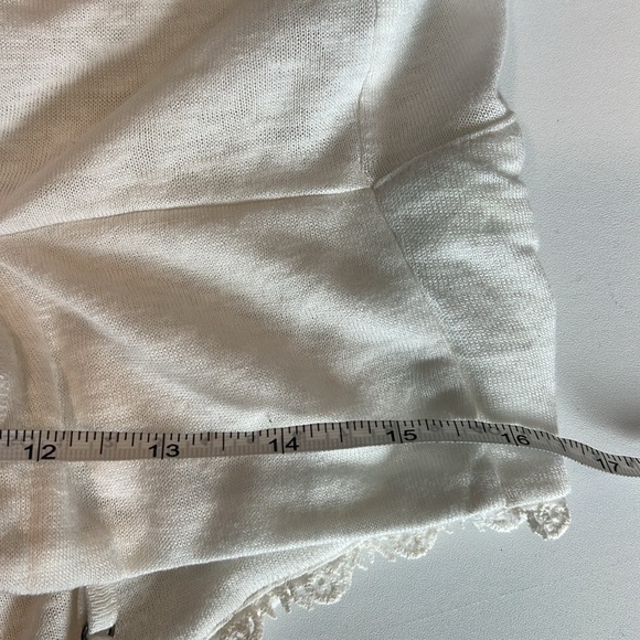 Anthropologie - camisole, handkerchief style white tank, L - Picture 12 of 13